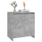 vidaXL Credenza Grigio Cemento 70x41x75 cm in Legno Multistrato vidaXL Credenza Grigio Cemento 70x41x75 cm in Legno Multistrato