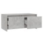 vidaXL Tavolino da Salotto Grigio Cemento 90x50x41,5 cm in Truciolato