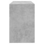 vidaXL Scrivania Grigio Cemento 101x50x76,5 cm in Truciolato