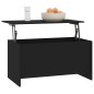 vidaXL Tavolino da Salotto Nero 102x55,5x52,5 cm in Legno Multistrato