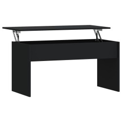 vidaXL Tavolino da Salotto Nero 102x50,5x52,5 cm in Legno Multistrato