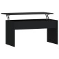 vidaXL Tavolino da Salotto Nero 102x50,5x52,5 cm in Legno Multistrato vidaXL Tavolino da Salotto Nero 102x50,5x52,5 cm in Legno Multistrato