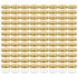 Vasi per Marmellata in Vetro Coperchio Oro 96 pz 110 ml Vasi per Marmellata in Vetro Coperchio Oro 96 pz 110 ml