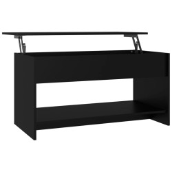 vidaXL Tavolino da Salotto Nero 102x50x52,5 cm in Legno Multistrato