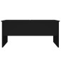 vidaXL Tavolino da Salotto Nero 102x50,5x46,5 cm in Legno Multistrato vidaXL Tavolino da Salotto Nero 102x50,5x46,5 cm in Legno Multistrato