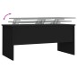 vidaXL Tavolino da Salotto Nero 102x50,5x46,5 cm in Legno Multistrato vidaXL Tavolino da Salotto Nero 102x50,5x46,5 cm in Legno Multistrato