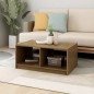 vidaXL Tavolino da Salotto Miele 75x50x33,5 cm Legno Massello di Pino vidaXL Tavolino da Salotto Miele 75x50x33,5 cm Legno Massello di Pino