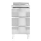 vidaXL Mobiletti da Cucina Commerciale 2 pz in Acciaio Inox vidaXL Mobiletti da Cucina Commerciale 2 pz in Acciaio Inox