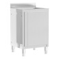 vidaXL Mobiletti da Cucina Commerciale 2 pz in Acciaio Inox vidaXL Mobiletti da Cucina Commerciale 2 pz in Acciaio Inox