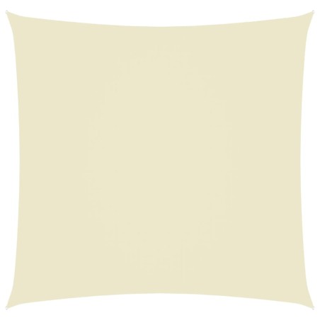 Parasole a Vela in Tela Oxford Quadrata 7x7 m Crema