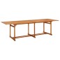 vidaXL Set Pranzo da Giardino 11 pz in Legno Massello di Acacia vidaXL Set Pranzo da Giardino 11 pz in Legno Massello di Acacia