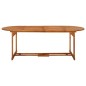 vidaXL Set da Pranzo per Giardino 11 pz in Legno Massello di Acacia vidaXL Set da Pranzo per Giardino 11 pz in Legno Massello di Acacia