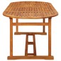 vidaXL Set da Pranzo da Giardino 9 pz in Legno Massello di Acacia vidaXL Set da Pranzo da Giardino 9 pz in Legno Massello di Acacia