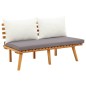 vidaXL Set Divani da Giardino 5 pz con Cuscini in Massello di Acacia vidaXL Set Divani da Giardino 5 pz con Cuscini in Massello di Acacia