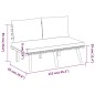 vidaXL Set Divani da Giardino 5 pz con Cuscini in Massello di Acacia vidaXL Set Divani da Giardino 5 pz con Cuscini in Massello di Acacia