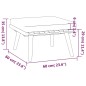 vidaXL Set Divani da Giardino 7 pz con Cuscini in Massello di Acacia vidaXL Set Divani da Giardino 7 pz con Cuscini in Massello di Acacia