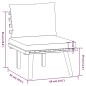vidaXL Set Divani da Giardino 7 pz con Cuscini in Massello di Acacia vidaXL Set Divani da Giardino 7 pz con Cuscini in Massello di Acacia