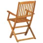vidaXL Set da Pranzo da Giardino 7 pz in Legno Massello di Acacia