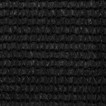 Tappeto da Tenda 400x700 cm Nero in HDPE