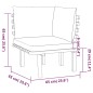 vidaXL Set Divani da Giardino 4 pz con Cuscini in Massello di Acacia vidaXL Set Divani da Giardino 4 pz con Cuscini in Massello di Acacia