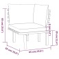 vidaXL Set Divani da Giardino 4 pz con Cuscini in Massello di Acacia vidaXL Set Divani da Giardino 4 pz con Cuscini in Massello di Acacia