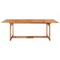 vidaXL Set Pranzo da Giardino 9 pz in Legno Massello di Acacia vidaXL Set Pranzo da Giardino 9 pz in Legno Massello di Acacia