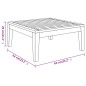 vidaXL Set Divani Giardino 3 pz Cuscini Bianco Crema in Legno d'Acacia vidaXL Set Divani Giardino 3 pz Cuscini Bianco Crema in Legno d'Acacia