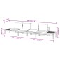 vidaXL Panche da Giardino con Cuscini Grigio Scuro 2pz Legno di Acacia vidaXL Panche da Giardino con Cuscini Grigio Scuro 2pz Legno di Acacia