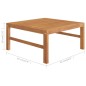 vidaXL Set Divani da Giardino 9pz Cuscini Crema Legno Massello di Teak vidaXL Set Divani da Giardino 9pz Cuscini Crema Legno Massello di Teak