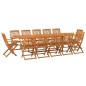 vidaXL Set da Pranzo da Giardino 13 pz 280x90x75 cm Massello di Acacia vidaXL Set da Pranzo da Giardino 13 pz 280x90x75 cm Massello di Acacia