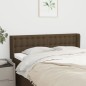Testiera ad Orecchio Marrone Scuro 147x16x78/88 cm in Tessuto Testiera ad Orecchio Marrone Scuro 147x16x78/88 cm in Tessuto