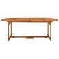 vidaXL Set da Pranzo da Giardino 11 pz in Legno Massello di Acacia vidaXL Set da Pranzo da Giardino 11 pz in Legno Massello di Acacia