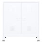 vidaXL Armadio Classificatore Industriale Bianco 90x40x100 cm Acciaio