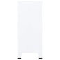 vidaXL Armadio Classificatore Industriale Bianco 90x40x100 cm Acciaio