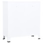 vidaXL Armadio Classificatore Industriale Bianco 90x40x100 cm Acciaio