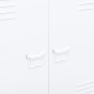 vidaXL Armadio Classificatore Industriale Bianco 90x40x100 cm Acciaio