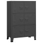 vidaXL Classificatore Industriale Antracite 75x40x115 cm in Metallo vidaXL Classificatore Industriale Antracite 75x40x115 cm in Metallo