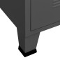 vidaXL Classificatore Industriale Antracite 75x40x115 cm in Metallo vidaXL Classificatore Industriale Antracite 75x40x115 cm in Metallo
