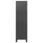vidaXL Armadio Antracite Industriale 90x50x180 cm in Metallo vidaXL Armadio Antracite Industriale 90x50x180 cm in Metallo