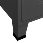 vidaXL Armadio Antracite Industriale 90x50x180 cm in Metallo vidaXL Armadio Antracite Industriale 90x50x180 cm in Metallo