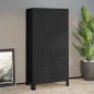 vidaXL Armadio Industriale Nero 90x50x180 cm in Metallo vidaXL Armadio Industriale Nero 90x50x180 cm in Metallo