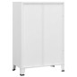vidaXL Armadio Classificatore Industriale Bianco 75x40x115 cm Metallo vidaXL Armadio Classificatore Industriale Bianco 75x40x115 cm Metallo