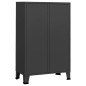 vidaXL Armadio Industriale Antracite 67x35x107 cm in Acciaio vidaXL Armadio Industriale Antracite 67x35x107 cm in Acciaio