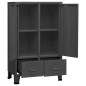 vidaXL Armadio Industriale Antracite 67x35x107 cm in Acciaio vidaXL Armadio Industriale Antracite 67x35x107 cm in Acciaio