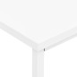 vidaXL Scrivania Industriale con Cassetti Bianca 105x52x75 cm Acciaio vidaXL Scrivania Industriale con Cassetti Bianca 105x52x75 cm Acciaio