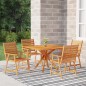 vidaXL Set Mobili da Pranzo per Giardino 5 pz Legno Massello di Acacia vidaXL Set Mobili da Pranzo per Giardino 5 pz Legno Massello di Acacia