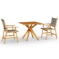 vidaXL Set Mobili da Pranzo per Giardino 3 pz Legno Massello di Acacia vidaXL Set Mobili da Pranzo per Giardino 3 pz Legno Massello di Acacia