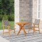 vidaXL Set Mobili da Pranzo per Giardino 3 pz Legno Massello di Acacia vidaXL Set Mobili da Pranzo per Giardino 3 pz Legno Massello di Acacia