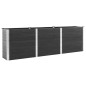 vidaXL Fioriera Rialzata da Giardino 300x100x91 cm in WPC Grigio vidaXL Fioriera Rialzata da Giardino 300x100x91 cm in WPC Grigio