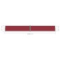 Tenda Laterale Retrattile Rossa 117x1000 cm Tenda Laterale Retrattile Rossa 117x1000 cm